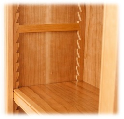Sawtooth Shelf System, Adjustable Cupboard Shelving System